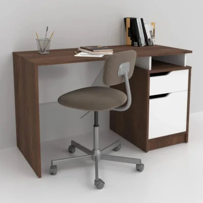 Computer desk NORD 2R Oak Expressive Bronze